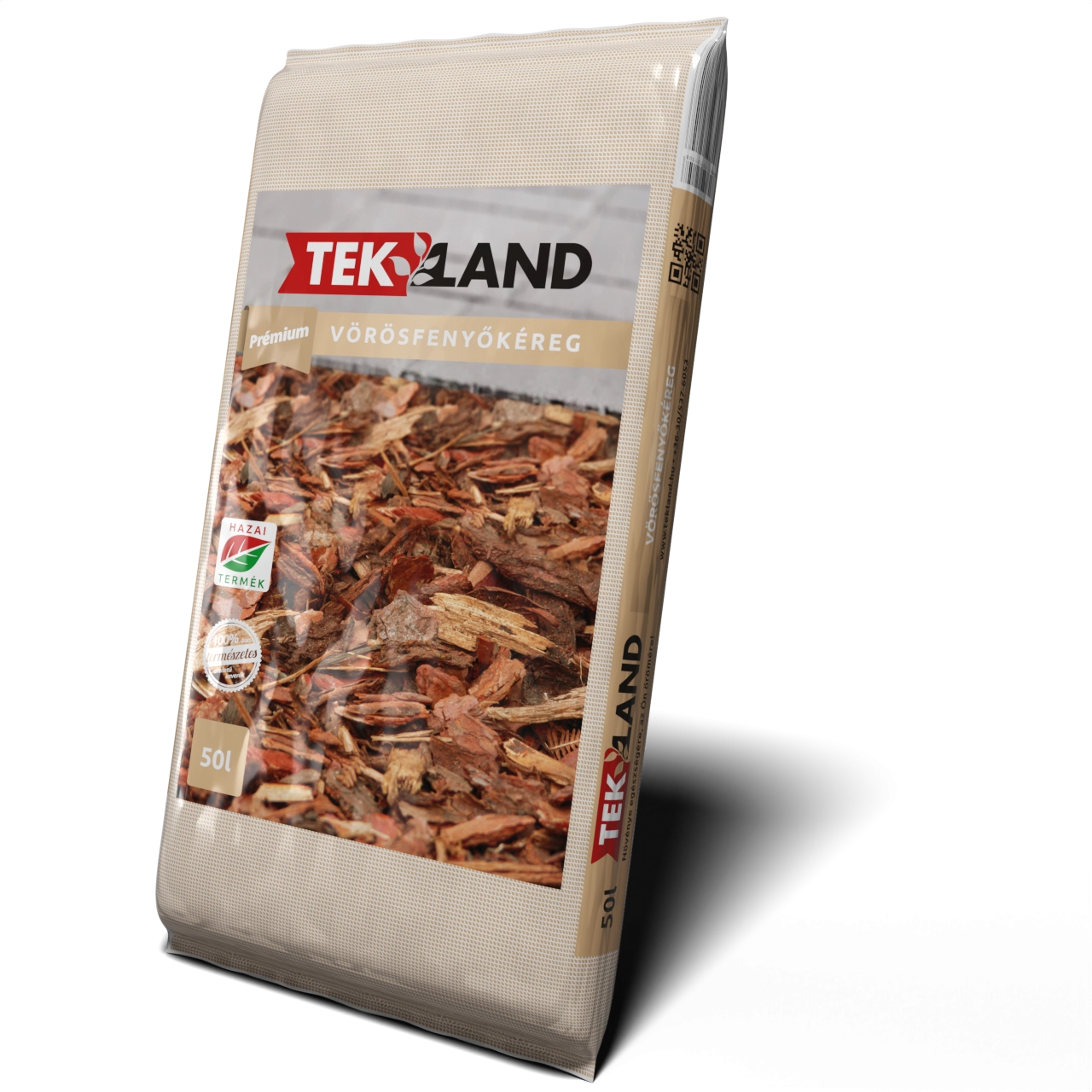 Tek-land vörösfenyőkéreg 50L